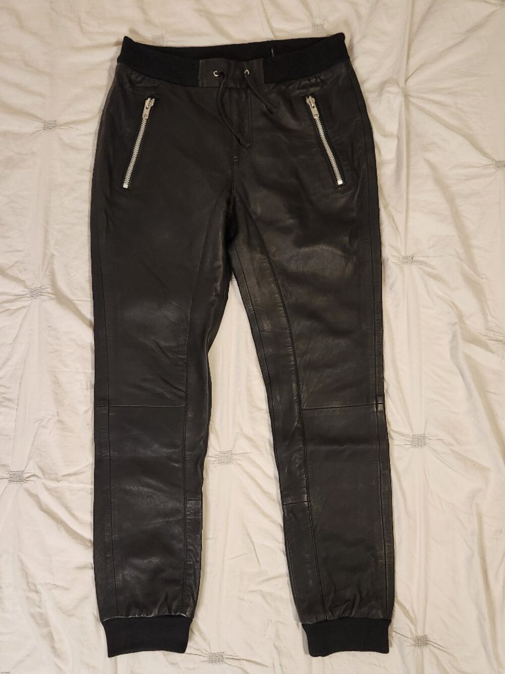 Lindbergh Leather Joggers